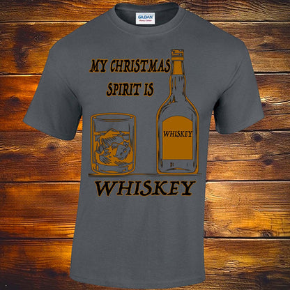 My Christmas Spirit Is Whiskey T-shirt