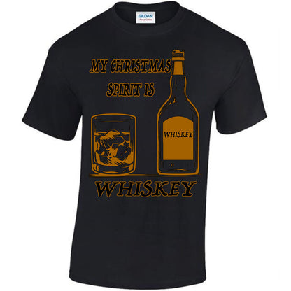 My Christmas Spirit Is Whiskey T-shirt