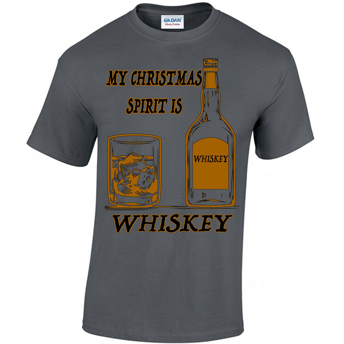 My Christmas Spirit Is Whiskey T-shirt