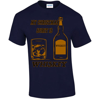 My Christmas Spirit Is Whiskey T-shirt