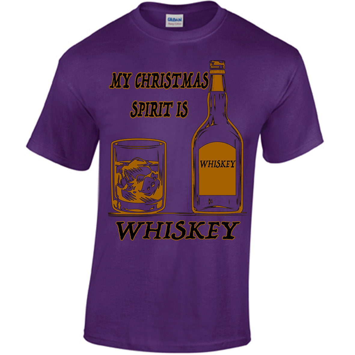 My Christmas Spirit Is Whiskey T-shirt