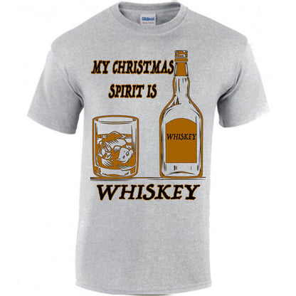 My Christmas Spirit Is Whiskey T-shirt