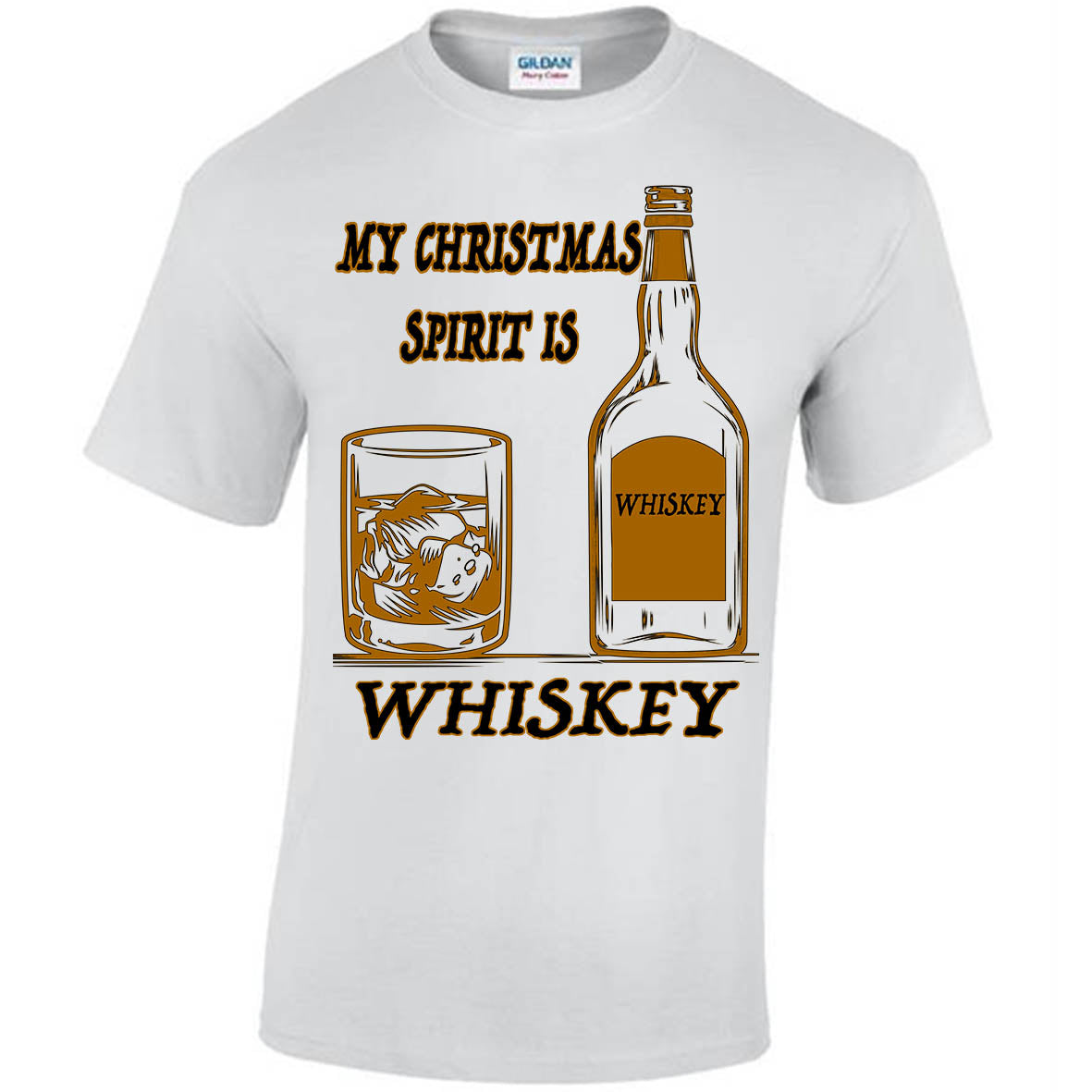 My Christmas Spirit Is Whiskey T-shirt