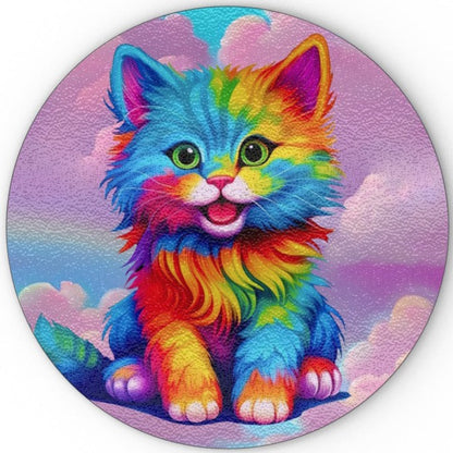 Mia's Kitty Cat - Glass Chopping Board