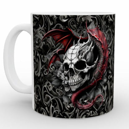 Skull With Dragon Spirit - Mug Set