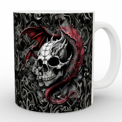 Skull With Dragon Spirit - Mug Set