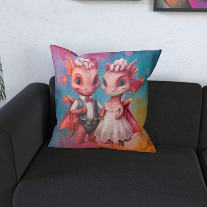 Dragons In Love VI - Cushion, Double-Sided