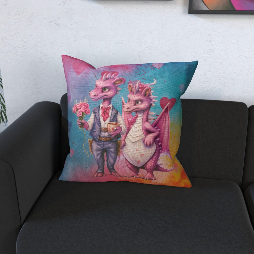 Dragons In Love XV - Cushion, Double-Sided