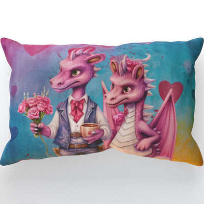 Dragons In Love XV - Cushion, Double-Sided