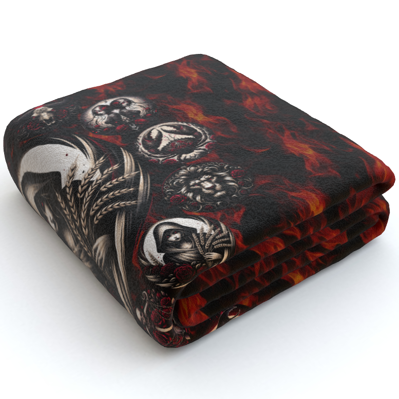 Virgo Hell's Zodiac Polar Fleece Blanket