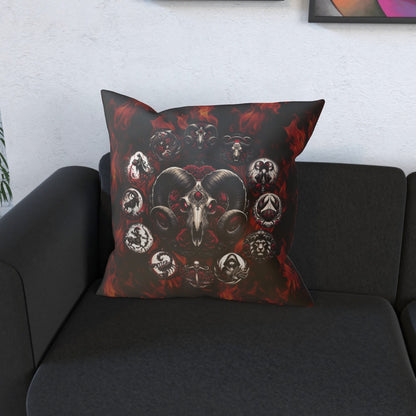 Aries Hell's Zodiac - Cushion, Double-Sided