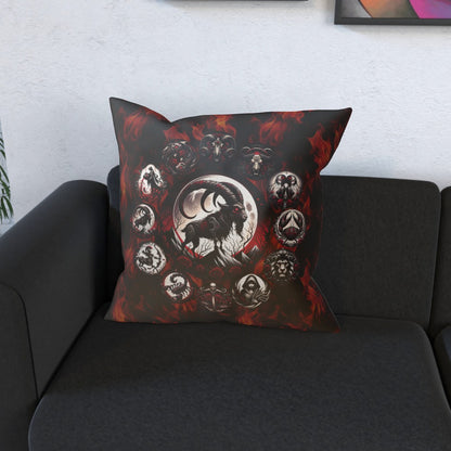 Capricorn Hell's Zodiac - Cushion, Double-Sided