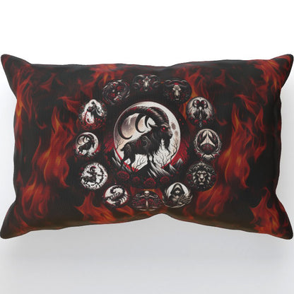 Capricorn Hell's Zodiac - Cushion, Double-Sided