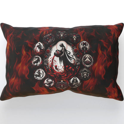 Aquarius Hell's Zodiac - Cushion, Double-Sided