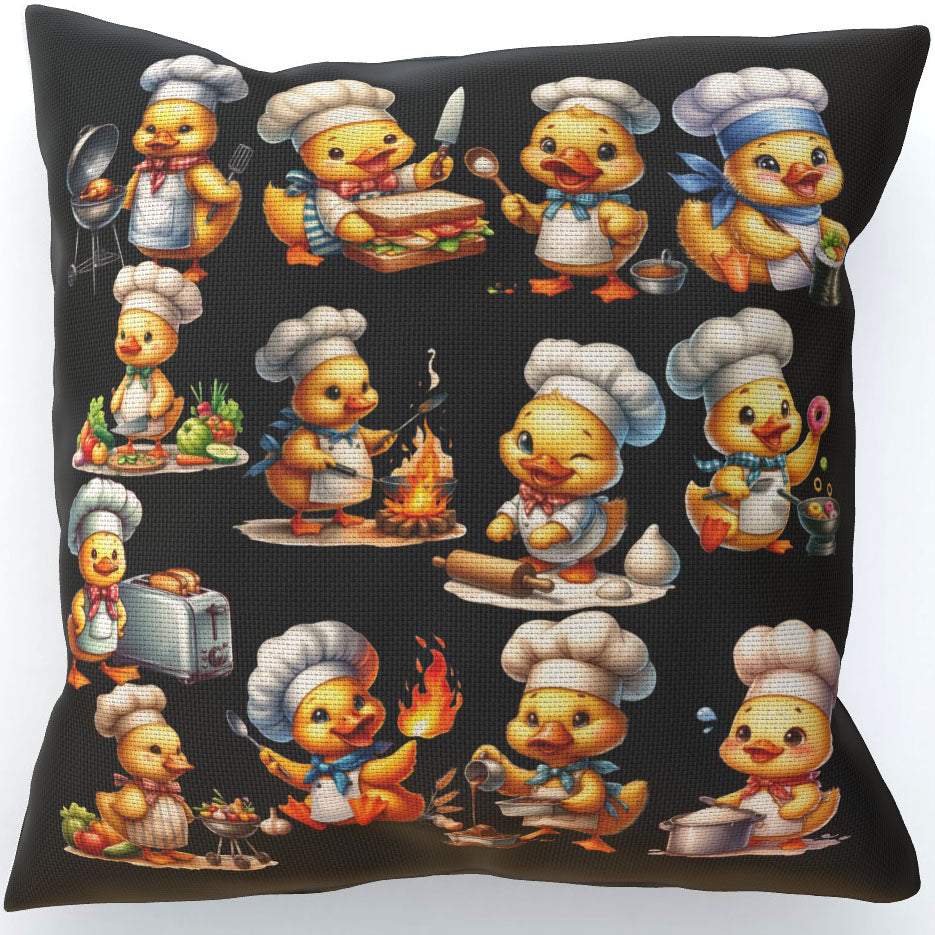 Cooking with Cuteness - Cushion, Double-Sided