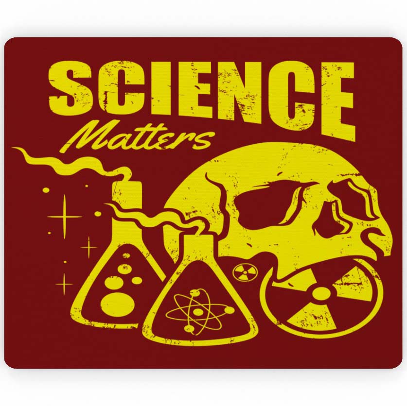 Science Matter (Red) - Mouse Mat