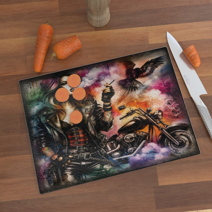 Sexy Bad Girl - Glass Chopping Board